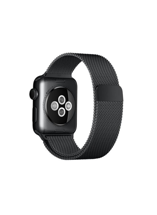 Loquat Milanese Strap For  Watch Space Black - Image 1