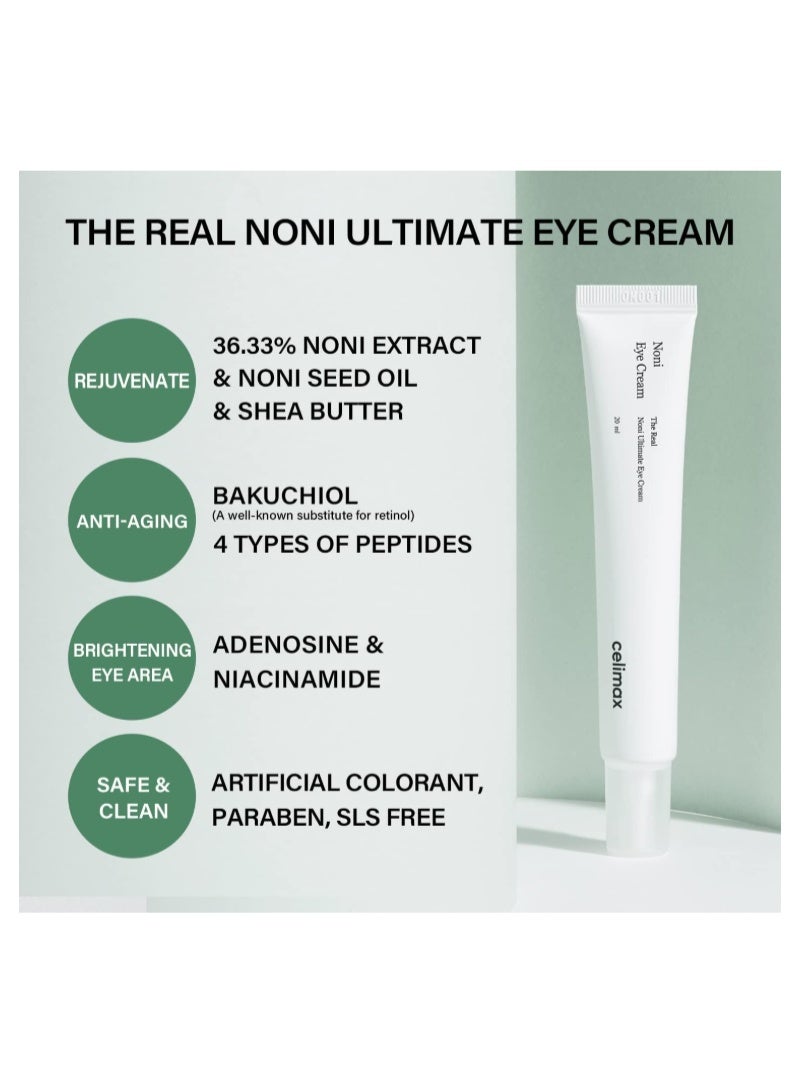 Celimax Noni Ultimate Eye Cream 20ml – Anti-Aging, Anti-Wrinkle & Under Eye Rejuvenation - Image 5