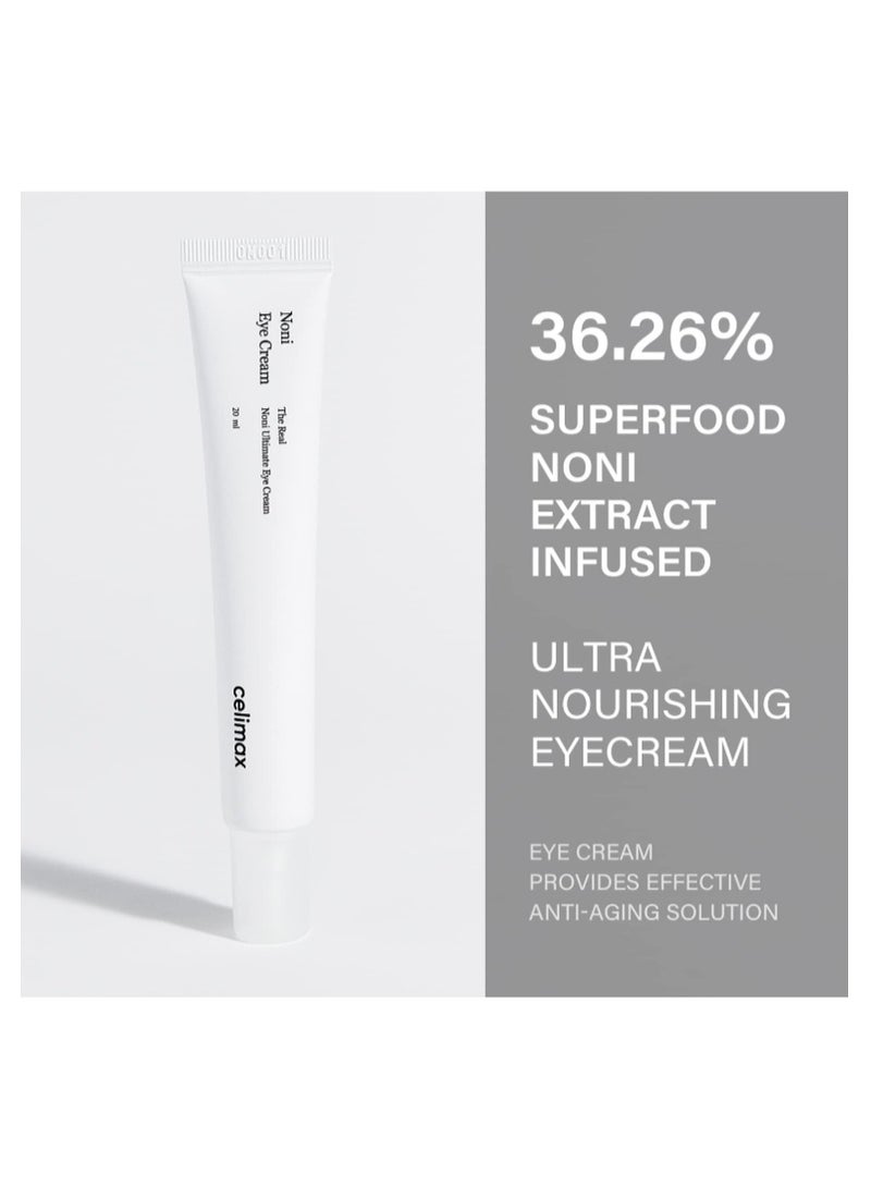 Celimax Noni Ultimate Eye Cream 20ml – Anti-Aging, Anti-Wrinkle & Under Eye Rejuvenation - Image 4