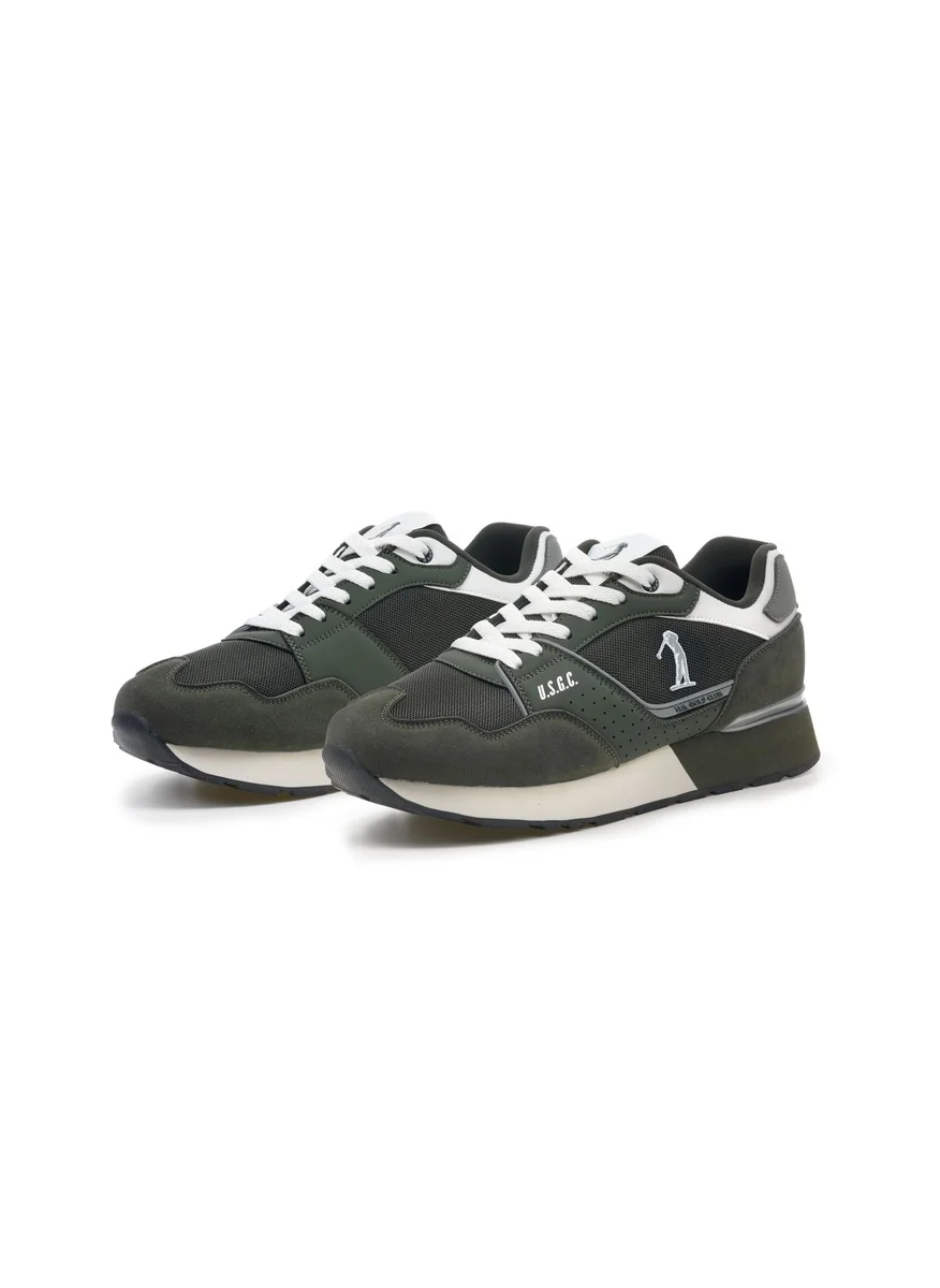 نادي غولف يو إس Mens Sneakers Green Sneakers | Casual | Retro Style | Italy