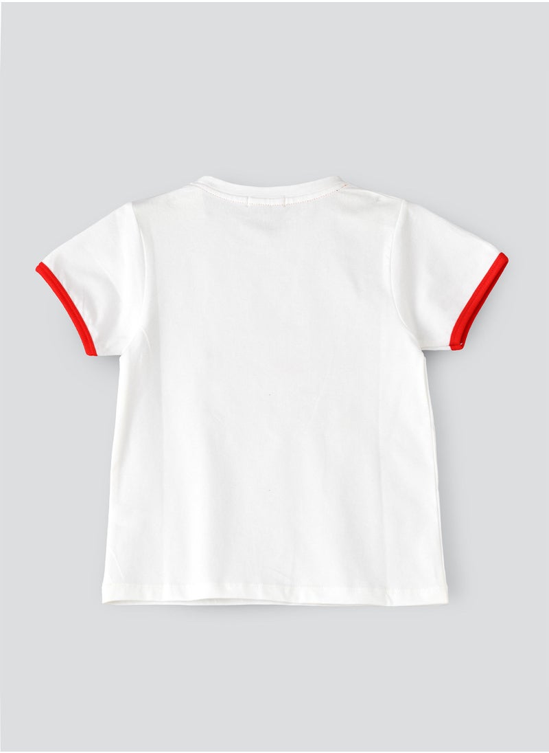 Jelliene Knit T-Shirt With Print  - Image 3