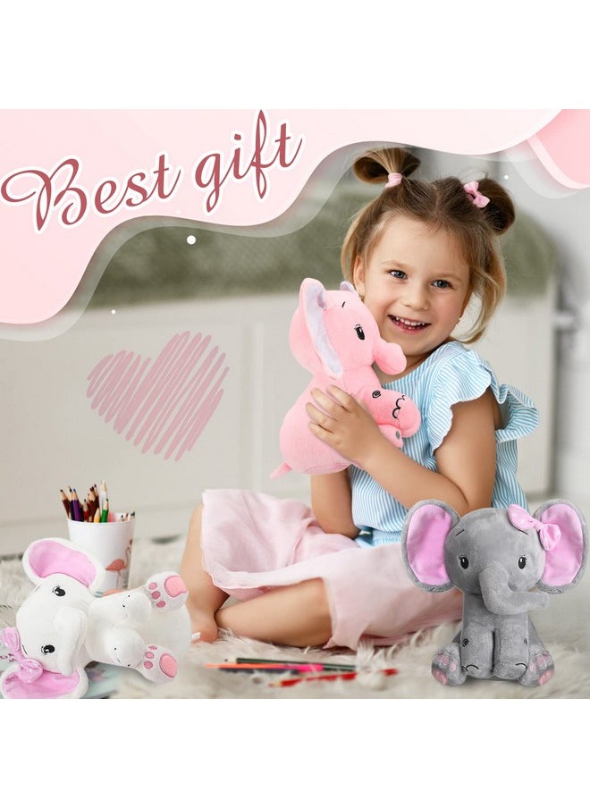 3 Pieces Elephant Stuffed Animal 8 Inch Baby Stuffed Elephant Animals Plush Toy For Girls Boys Graduation Birthday Mother'S Day Nurse Gifts Baby Shower Favors(Cute Style) - pzsku/ZBC6F34E779E4A2776151Z/45/_/1722597760/8c4e70ea-5350-4a8a-9758-86616f988b58