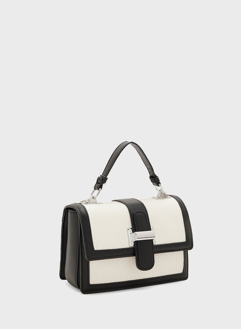 ELLA Crossbody Flap Satchel - Image 3