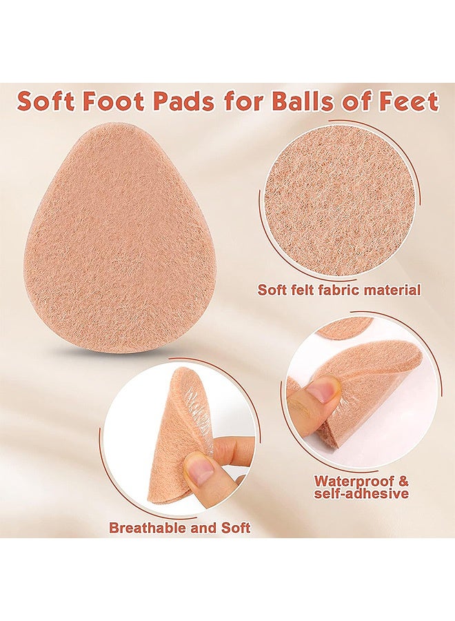 Photon 10 Pairs  Metatarsal Foot Pads, Metatarsal Felt Pads for Pain Relief, Ball of Foot Cushion Forefoot Support Pads, Shoe Pads, Foot Pads for Pain Relief - Image 5