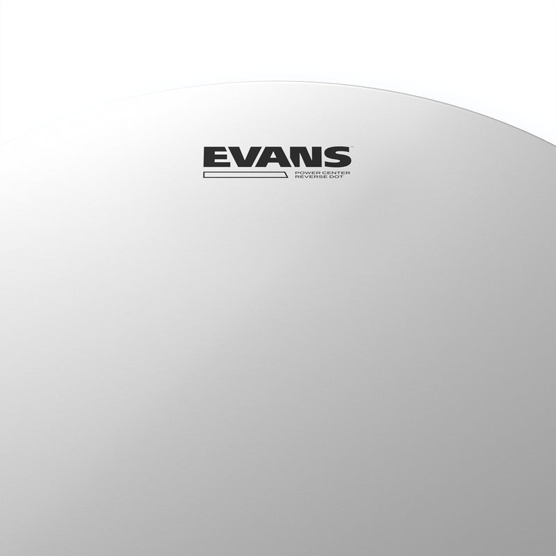 Evans Power Center Reverse Dot Snare Drum Head - 13 Snare Drum Head - Featuring Reverse Dot for Durability, Focus, Attack - Coated with 10mil Ply - 13 Inch - Image 2