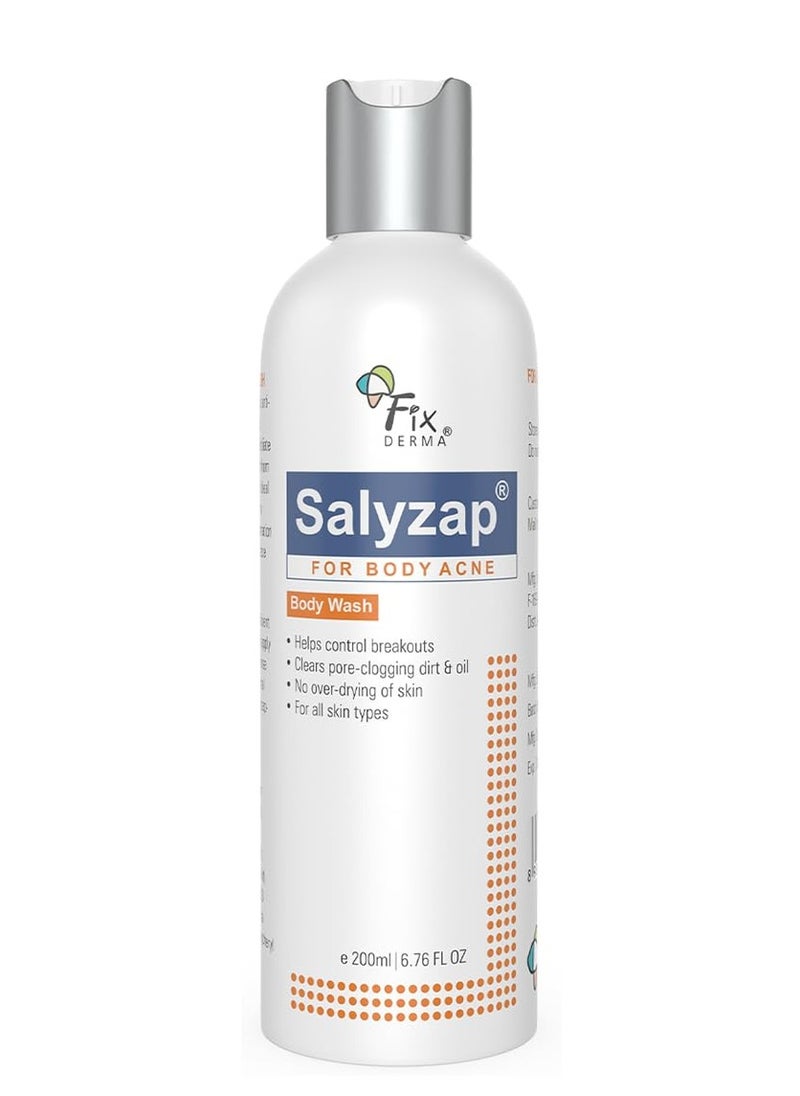 FIXDERMA FIXDERMA Salyzap Acne Body Wash 200ml  - Image 1