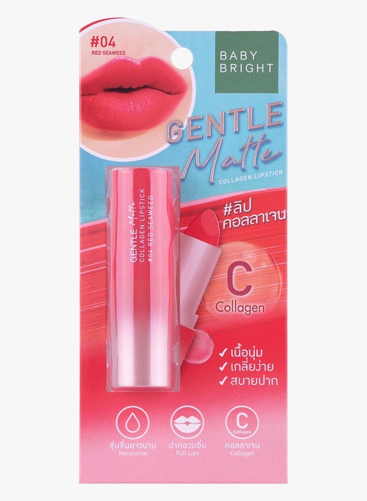 بيبي برايت احمر شفاة بالكولاجين جنتل مات من بيبي برايت ريد سيويد #4 - Image 1