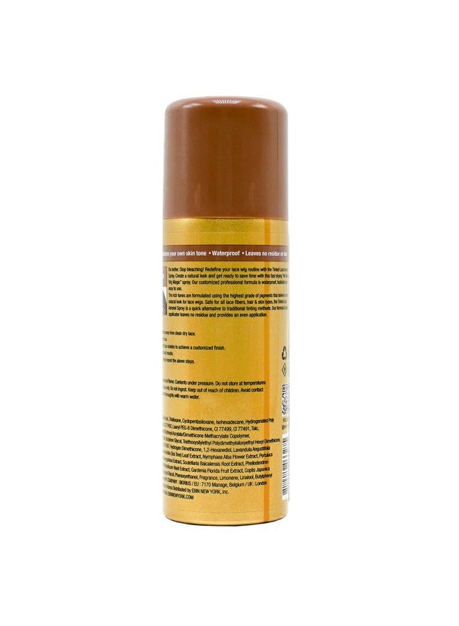 EBIN NEW YORK Tinted Lace Spray - Dark Brown 2.7oz/ 80ml, Quick dry, Water Resistant, No Residue, High pigmentation, Even Spray, Matching Skin Tone, Natural Look, Tinted Spray for Wig - Image 2
