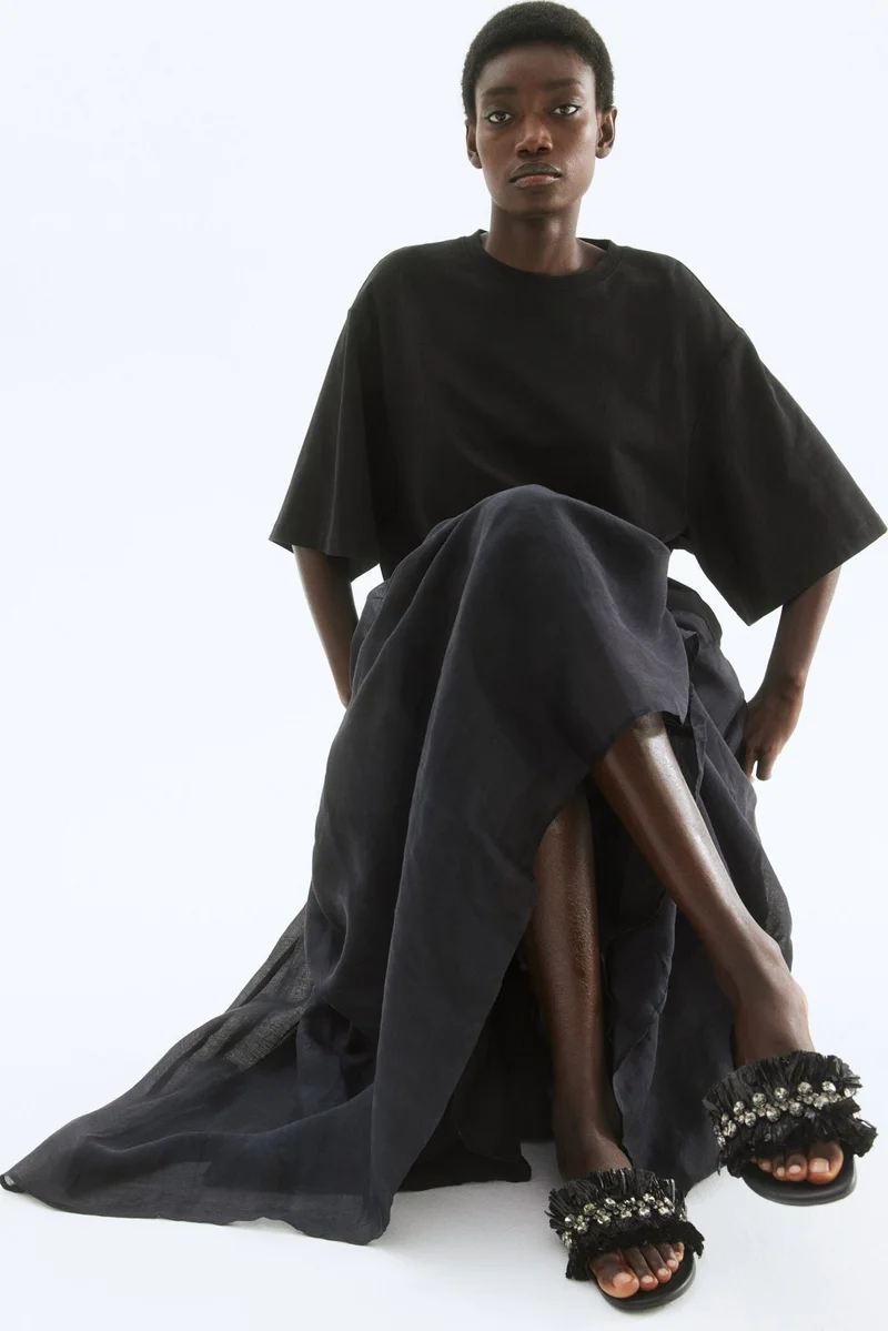 H&M Rhinestone-embellished sandals