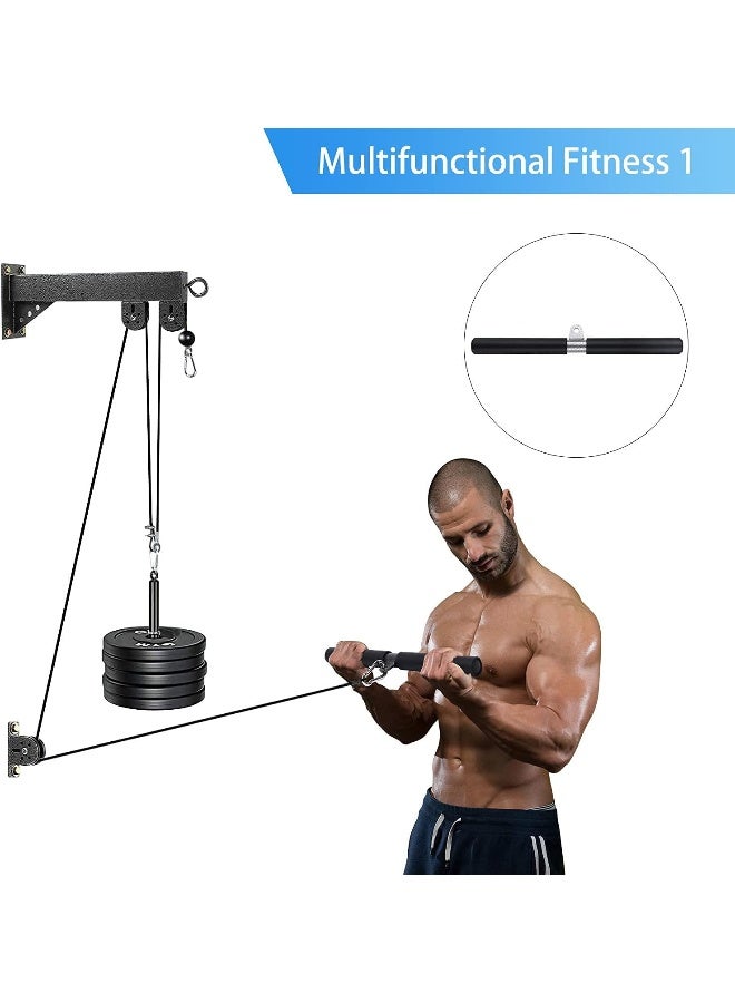 TRENDBOX Pulley System Gym Cable Machine Triceps Rope Pulley System Triceps LAT Pulldown Attachments Chest Expansion Training Fitness Home Gyms - Image 4