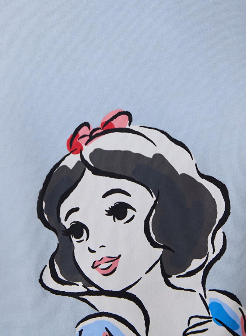 Penti Light Blue Pyjama Set With Floral Shorts - Image 4