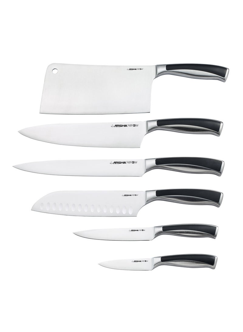 Arshia 7-piece knife set, Arshia wood stand, 3549 - Image 2