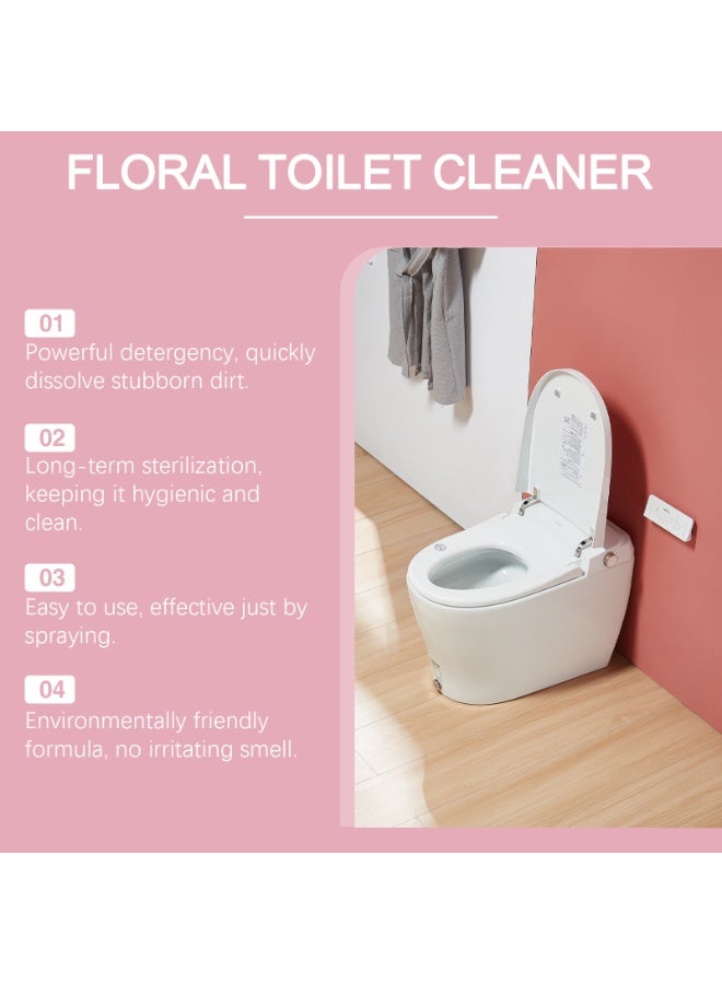 Jakehoe Floral Scented Toilet Cleaner Spray 120ml | Deeply Cleans and Removes Dirt, Deodorizes, Inhibits Bacteria, and has a Non-irritating Formula, Toilet Cleaning Spray - Image 4