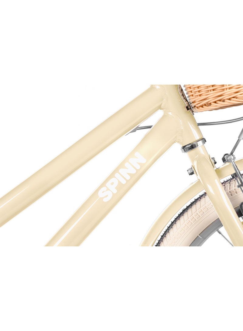 SPINN Pixie 1 Kids 20″ Bike Pearl Cream — Aluminum Frame, 1 Speed, Training Wheels, for Ages 6–10 - Image 4