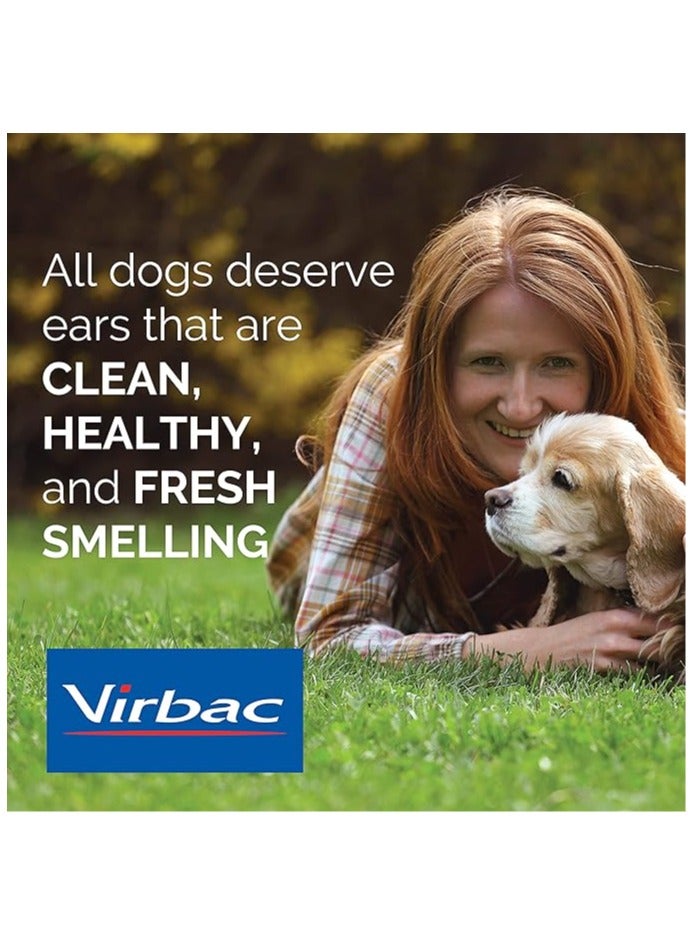 Virbac Epi-Optic Advanced Ear Cleanser For Dogs and Cats (All Sizes) White