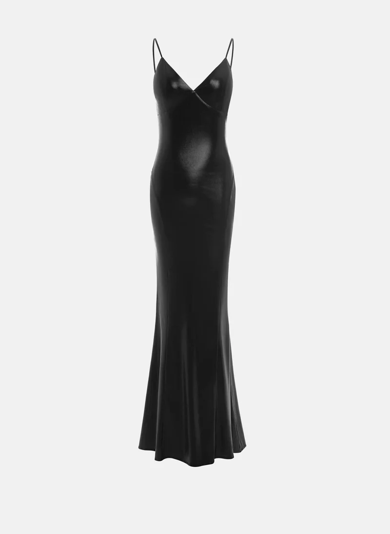 Lichi  Flowing maxi combination dress for Women | Best Price UAE