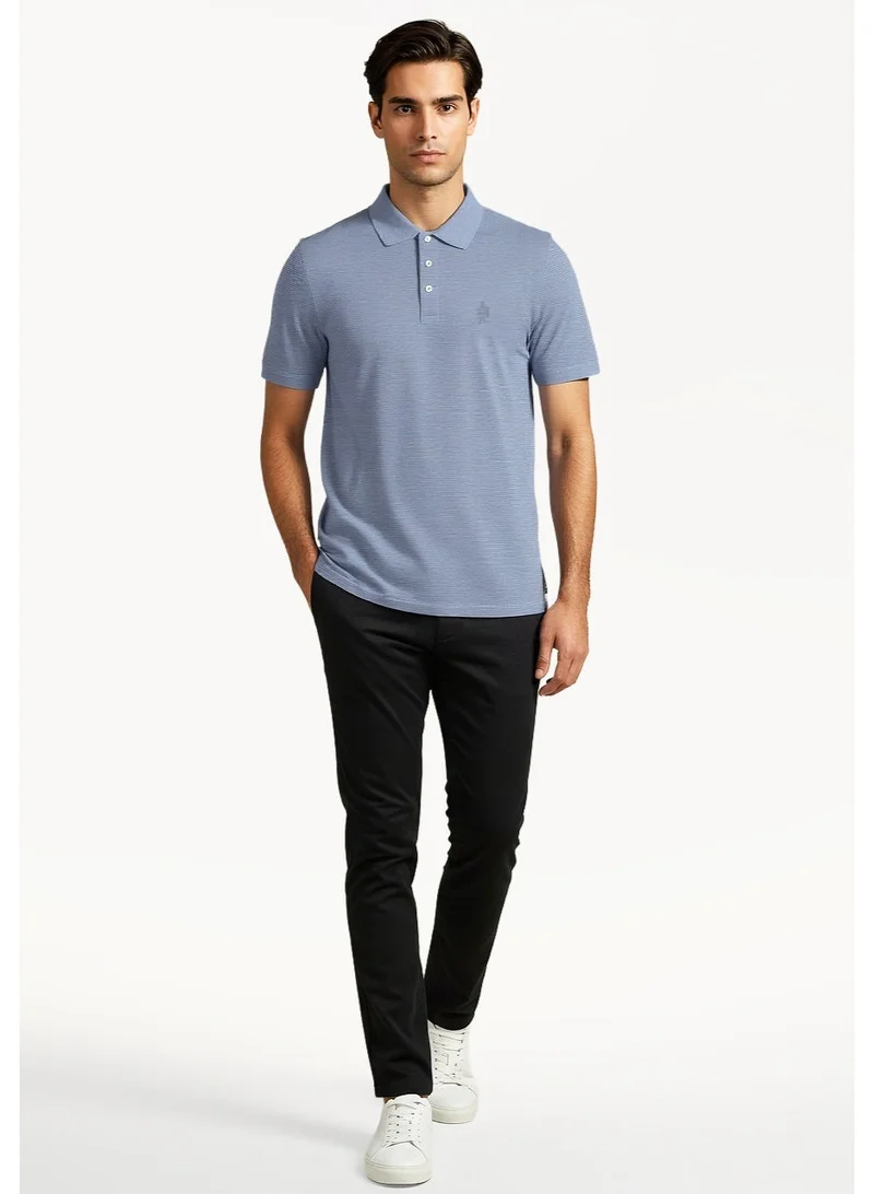 French Connection Lgt Blue Mel French Connection Men's Polo Neck T-Shirt for Men | Best Price UAE