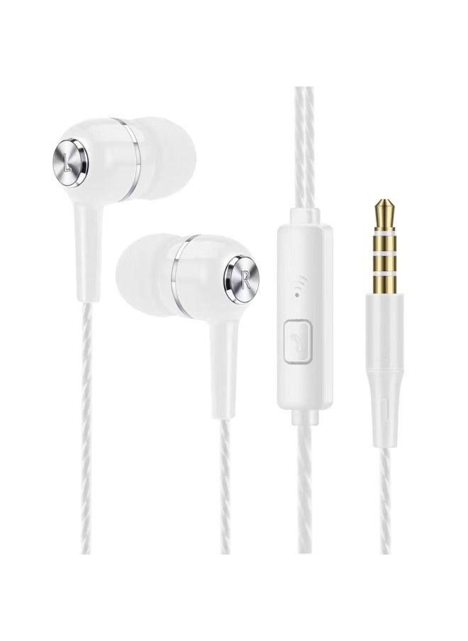 Generic - The Wire-controlled Universal In-ear Gaming Headset With Microphone And Bass Is Suitable For Apple/Android/Huawei-Color:Thread Line ] - Image 1