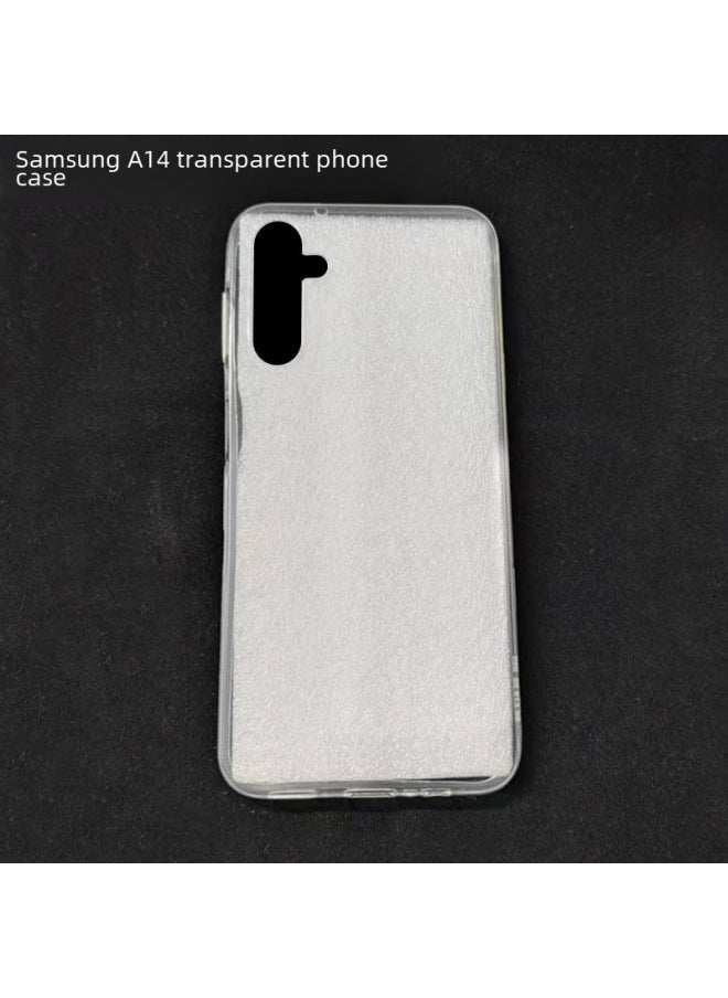 Generic - For Samsung A14 Phone Case Galaxy A34 Transparent Soft Case A54 A74 A24 Protective Case Simple Case-Color:Transparent-Applicable Model:A13 5g/A04S/M13 5g Large Hole Universal Version - Image 1