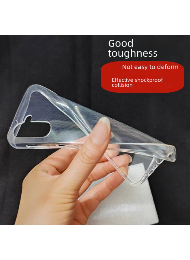 Generic - For Samsung A14 Phone Case Galaxy A34 Transparent Soft Case A54 A74 A24 Protective Case Simple Case-Color:Transparent-Applicable Model:A13 5g/A04S/M13 5g Large Hole Universal Version - Image 1