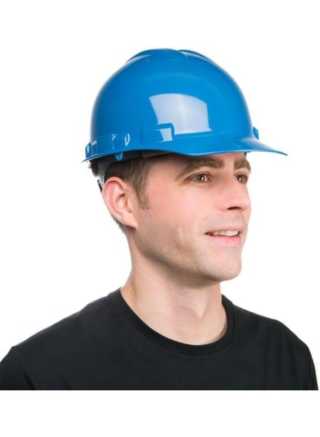 Royal Apex Adjustable Polyethylene 6-Point Industrial Safety Helmet - Protective Construction Work Cap For Industrial And Structural Workers (Pack Of 2 Blue Helmet)  - Image 5