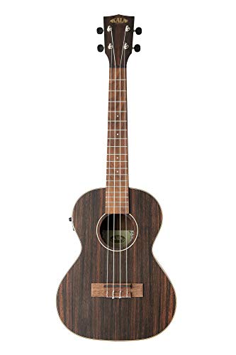 Kala Ukulele, Right, Striped Ebony, Tenor (KA-EBY-TE) - Image 3