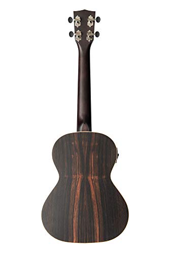 Kala Ukulele, Right, Striped Ebony, Tenor (KA-EBY-TE) - Image 4