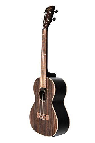 Kala Ukulele, Right, Striped Ebony, Tenor (KA-EBY-TE) - Image 2