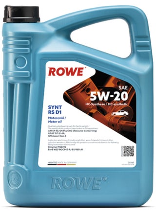 HIGHTEC SYNT RS D1 SAE 5W-20 -5 Ltr. High-performance engine oil based on HC synthetic base oils Excellent wear and catalytic converter protection- Germany - pzsku/ZBC705D5D87A6C301CE0AZ/45/_/1728542955/8a1dbf54-5b07-4ab5-8d6d-92867838b951