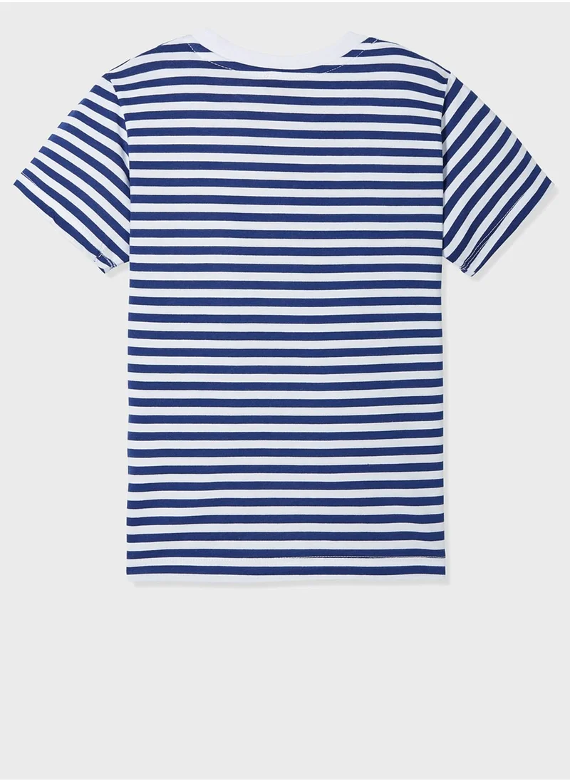 JUNE Kids Striped T-Shirt