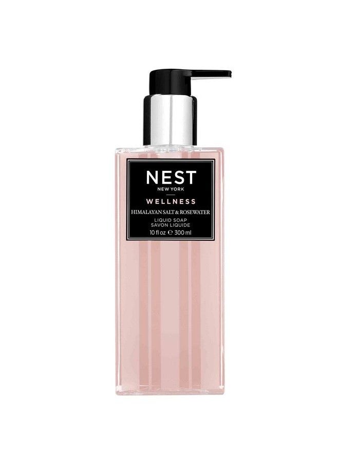 NEST FRAGRANCES Himalayan Salt & Rosewater Liquid Hand Soap 10 Fluid Ounces  - Image 2