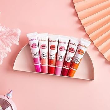 kukubird مجموعة مكياج الشفاه من كوكوبيرد 6 قطع - طلاء شفاه مقاوم للماء وتاتو شفاه للنساء والفتيات - Image 5