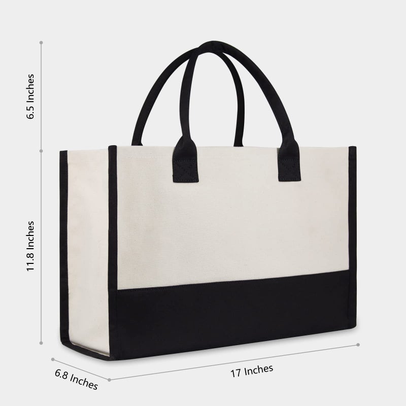 TOPDesign Canvas Tote Bag for Bridesmaid, Wedding Gifts for Maid of Honor, Matron of Honor, Bride Tribe, Personalized Bridal Shower Bachelorette Party Engagement Proposal Present - Image 2