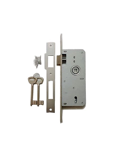 Room lock with 2 keys