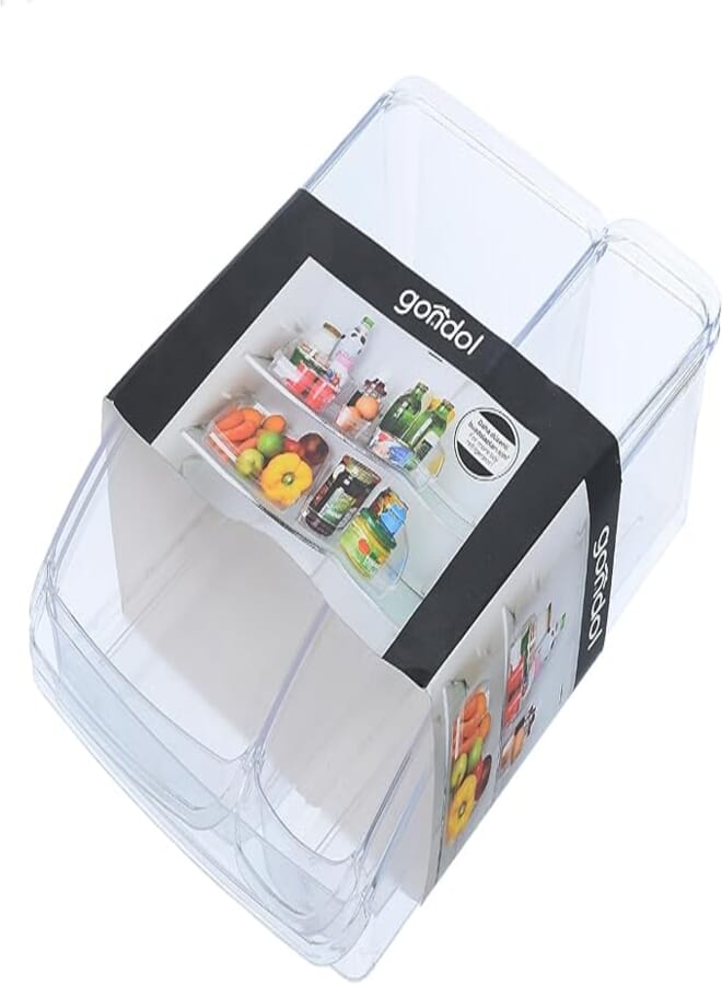 Gondol System Refrigerator Organiser Set (Set of 3) Small Size 73 * 330 * 80 mm Medium Size 150 * 330 * 80 mm Large Size 230 * 330 * 80 mm