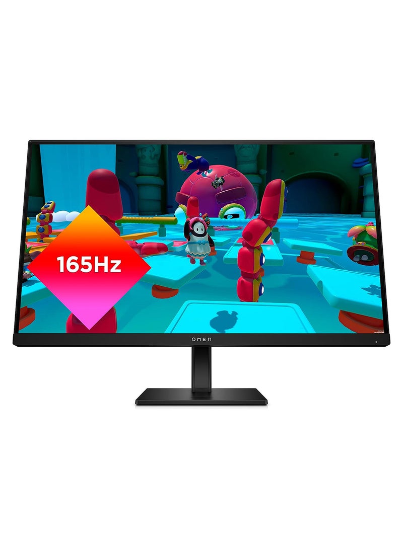HP Omen Gaming Monitor, 27 Inch 2K QHD 1920x1080 HDR, 165Hz Refresh Rate, 1ms GTG Response Time, AMD FreeSync Black - Image 2