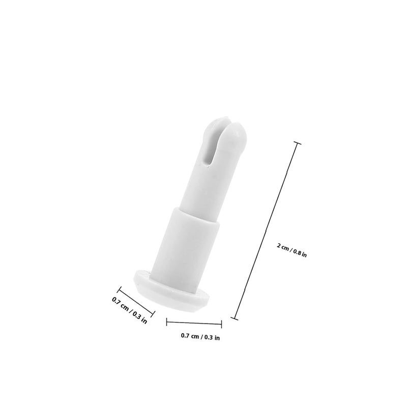 Healeved Optometry Accessories 1 Pair Plastic Chin Paper Pins Paper Sanitary Fixing Tool for Optical Diagnostic Equipment for Eye Exam Devices - Image 2