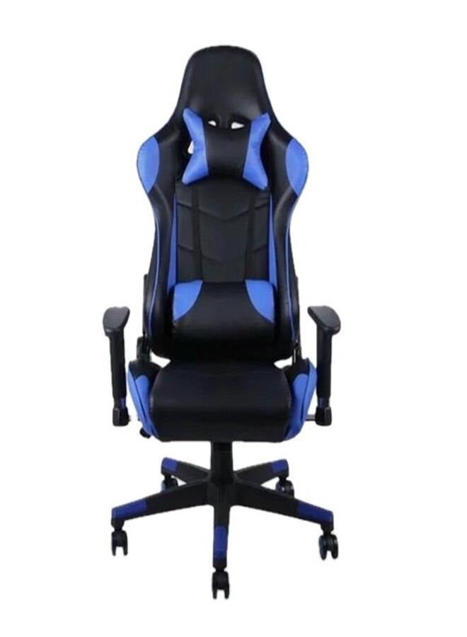Adjustable gaming chair with head support pillow 