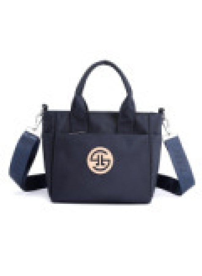 Jielang Shi Contrast Women's Bag 2020 OxFord Cloth Shoulder Diagonal Bag Casual Handbag Generation-Color:Dark Blue  - Image 5