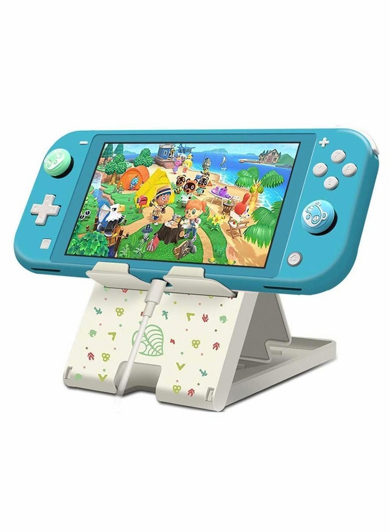 Y&D Playstand for Nintendo Switch/Switch Lite Animal Crossing Angle Adjustable Switch Stand Portable Foldable Compact Non-Slip Bracket  - Image 1