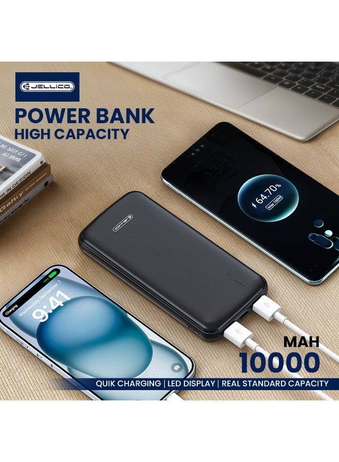 Jellico 20000mAh Power Bank – Dual Fast Charging – Compact Design – Model P52 - Image 4
