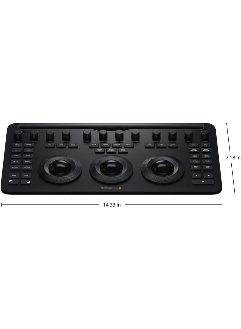 Blackmagic Design DaVinci Resolve Micro Color Panel – Compact Color Grading Panel with Bluetooth & USB-C for Professional Editing - Image 3