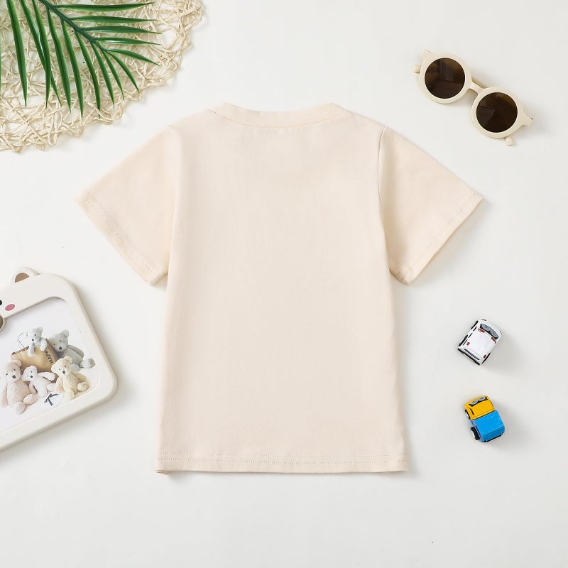 Pudcoco 2nd Birthday Toddler Baby Boy Girl T-Shirt Two Wild Safari Jungle Zoo Animal Print Second Birthday Tee Top - Image 3