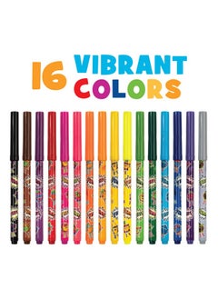 Scentco Smarkers - Washable Patented Gourmet Scented Markers, Assorted Colors, Standard Point Felt Tip, 16 Count  - Image 2