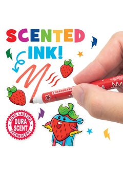 Scentco Smarkers - Washable Patented Gourmet Scented Markers, Assorted Colors, Standard Point Felt Tip, 16 Count  - Image 4