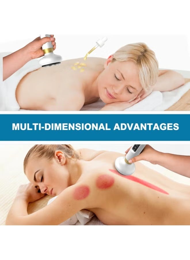 Handheld Cellulite Massager, Cupping Kit for Massage Therapy, Cupping Machine with 12 Suction Modes, Rechargeable and Cordless Massage Tool for Daily Use - Image 5