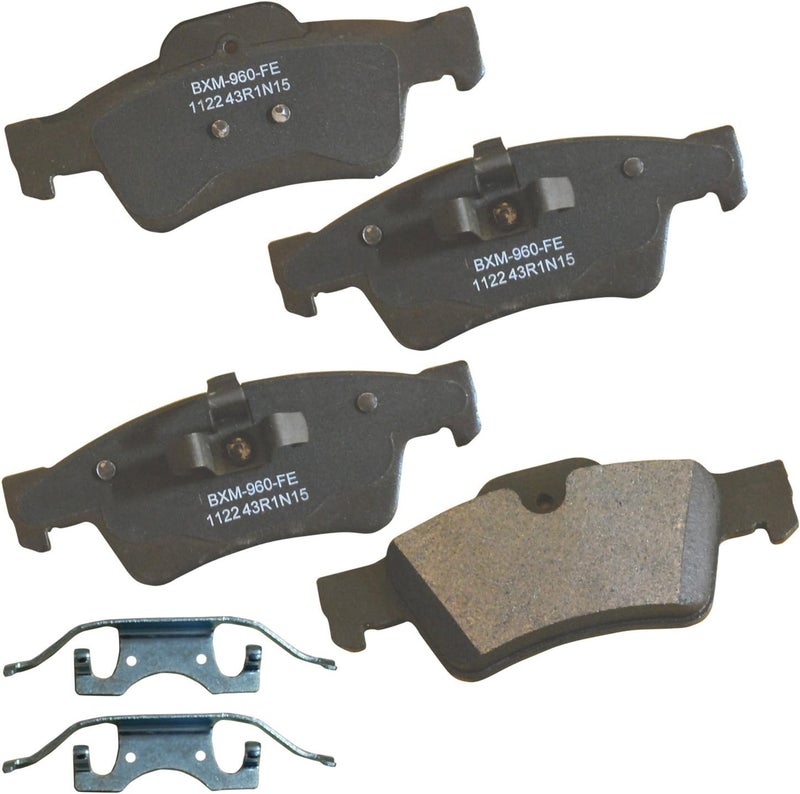 Bendix Premium SBM1122 Semi-Metallic Rear Brake Pads for Select Models Mercedes-Benz G55 AMG, G63 G65 GL320, GL350, GL450, GL500, GL550, ML320, ML350, ML450, ML500, ML550, R320, R350, R500 - Image 1