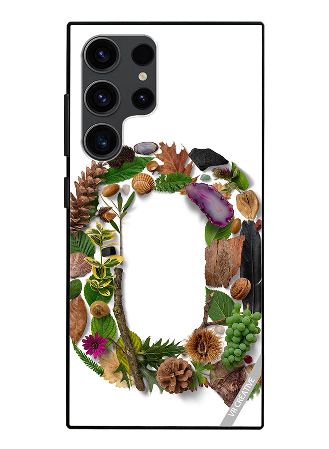 VR CREATIVE Protective Case Cover For Samsung Galaxy S24 Ultra Alphabet Q Design Multicolour - Image 1