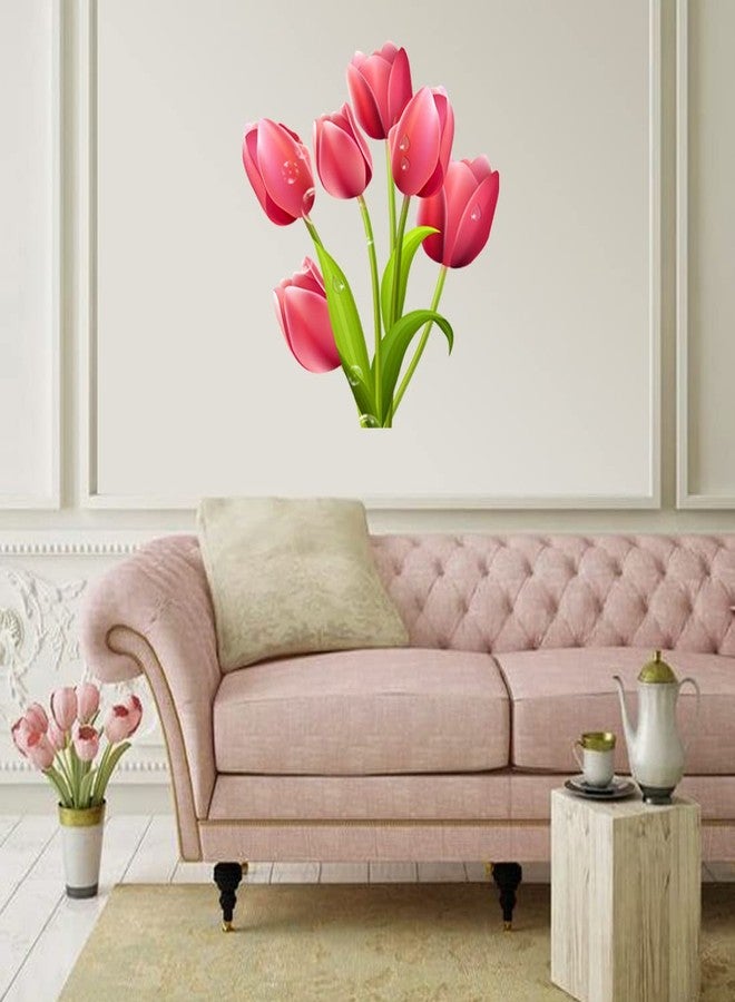 Rangoli Vinyl Modern Art Wall Sticker 1.96 x 20.86 x 1.96 Inches, Multicolour (Model Number: Modern Art360), Botanical - Image 4