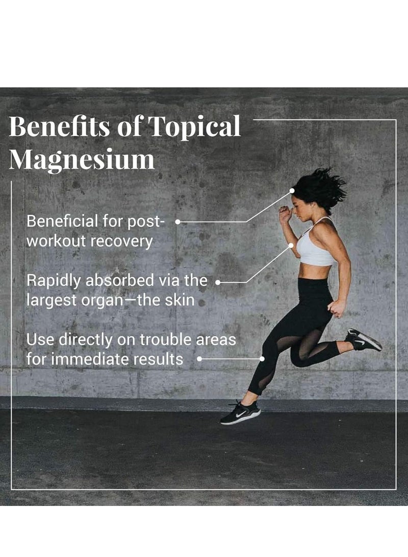 إيكو بخاخ زيت المغنيسيوم (120 مل) ، كلوريد المغنيسيوم النقي 100٪ لدعم النوم واسترخاء العضلات - يهدئ العضلات المؤلمة مع حكة ولدغة أقل من زيت المغنيسيوم التقليدي - Image 5